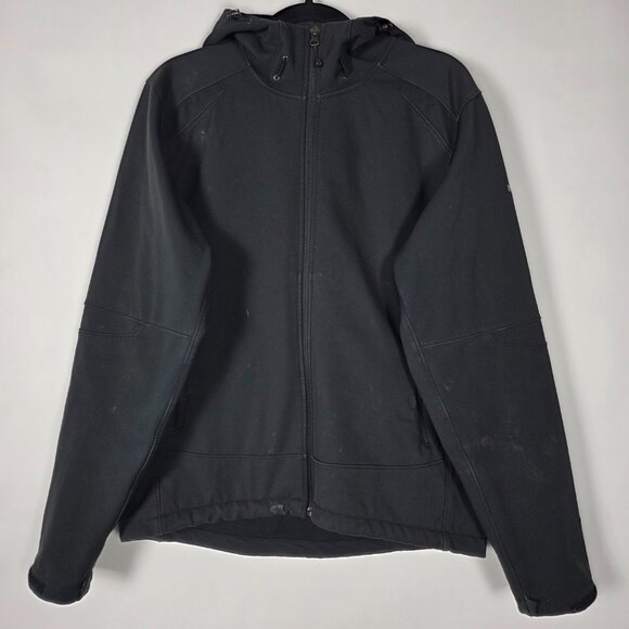The North Face Apex Mens Medium Long Sleeve Black Full Zip Jacket - Picture 1 of 12
